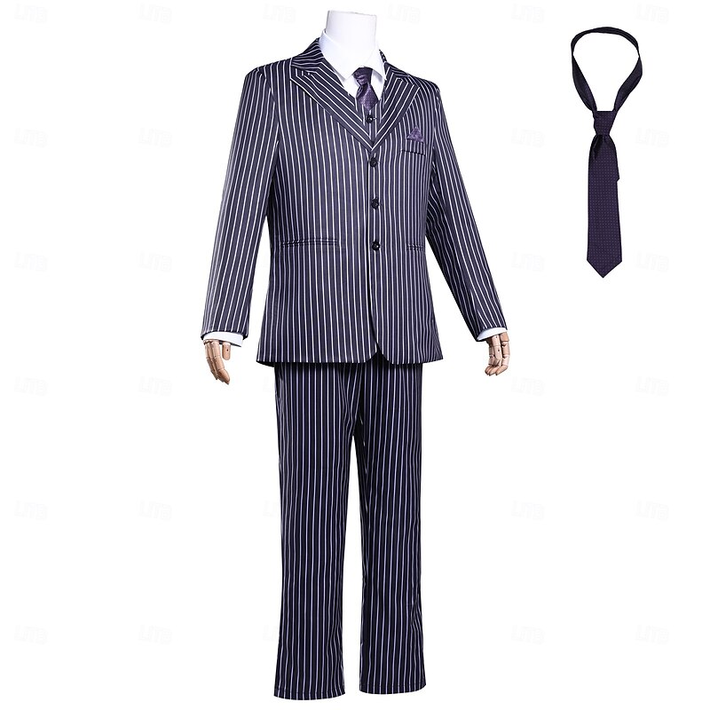 Gothic Horror Dark Academia Costume Suits & Blazers Fancy Dress Cosplay Movie Cosplay for Men's Adults Halloween Performance Party Dress3