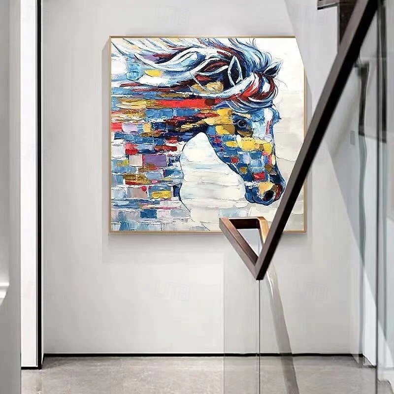 Wholesale Big Size Handpainted Modern Wall Art Canvas Abstract Decoration Oil Painting3