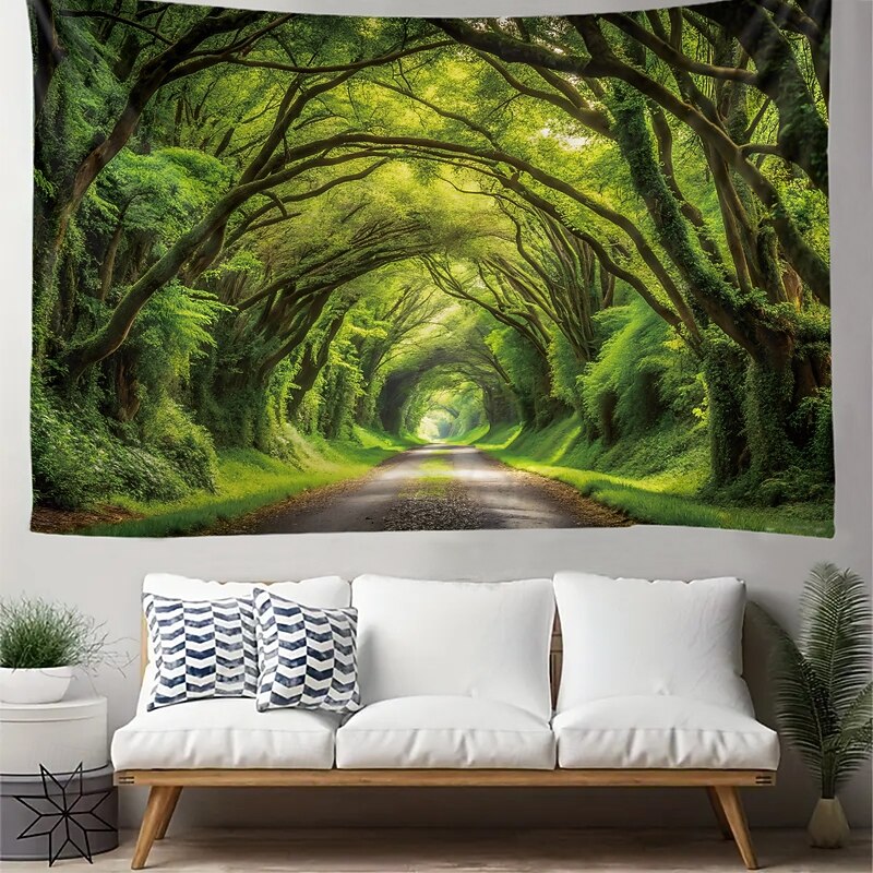 Tapestry Banners Wall Hangings Landscape Forest 3D Bedroom Living Room Dorm Home Decor