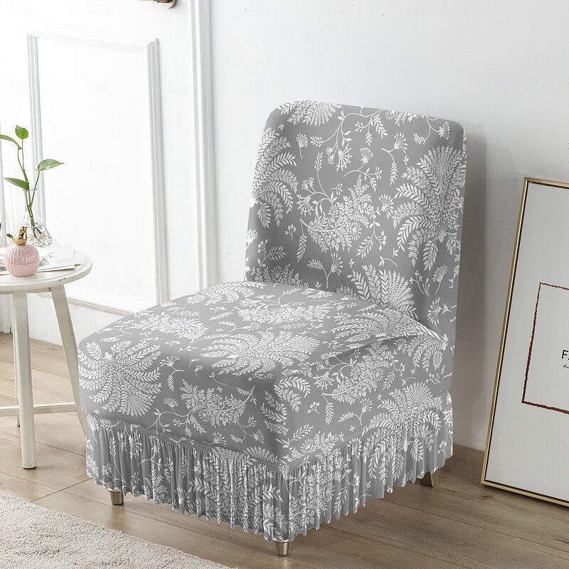 1pc Stripe Printed Dining Chair Cover, Stretch Spandex Slipcover with Elastic Band, Furniture Protector for Dining Room, Wedding, Banquet, and Home Decor4