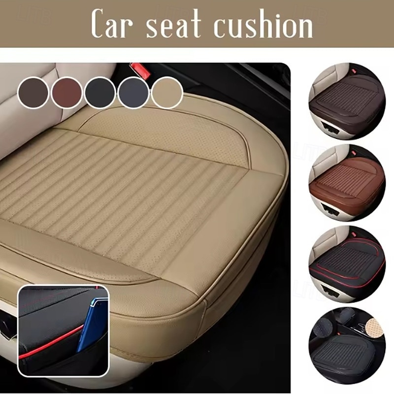 New Luxury Car Leather Cushion 3d Three-dimensional Full Surround Single Seat Cover Wearable Breathable Car Interior All Seasons