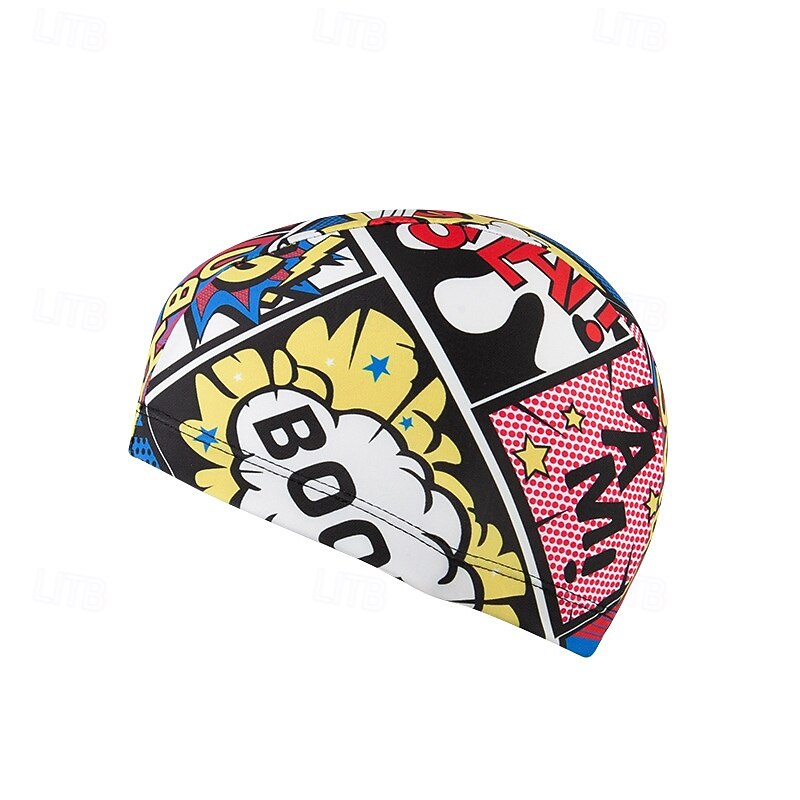Fabric Swim Cap for Adults Polyester / Polyamide Extra Room Fit Comfortable Chlorine Resistant & Hypoallergenic Swimming Surfing3