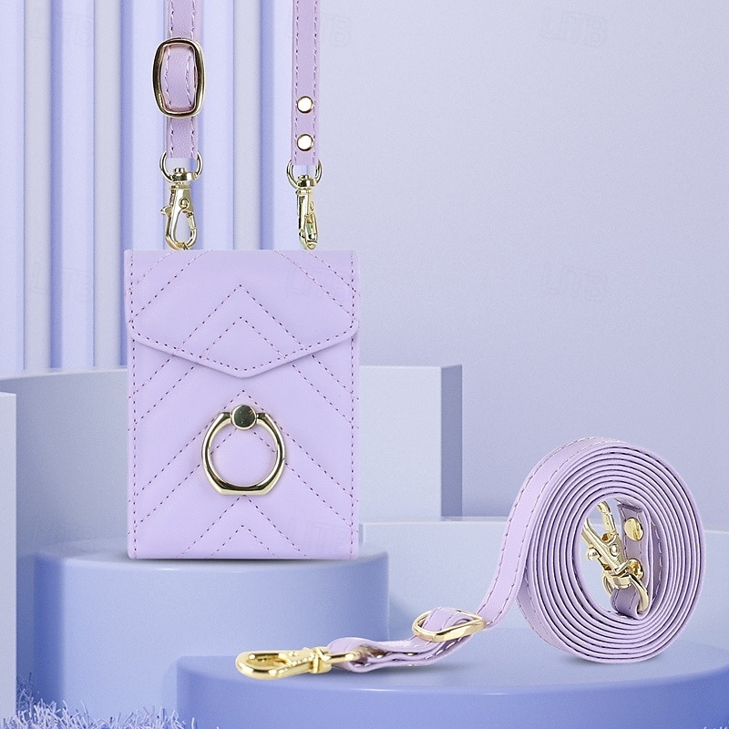 Phone Case For Samsung Galaxy Z Flip 7 Z Flip 6 Z Flip 5 Z Flip 4 Wallet Case with Lanyard Card Slot Ring Buckle Retro TPU PU Leather3