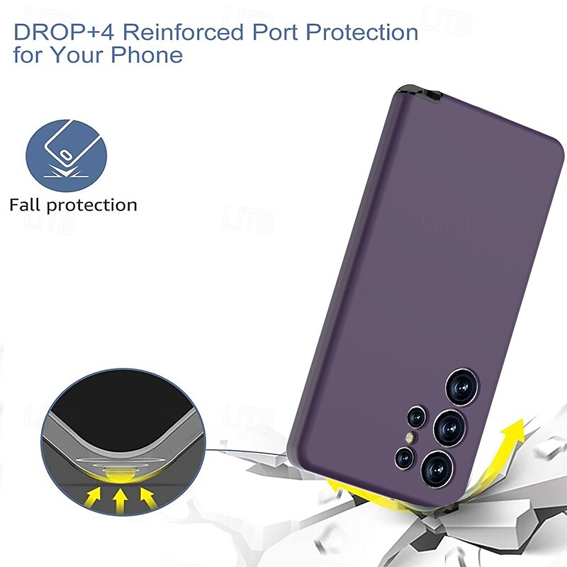 Phone Case For Samsung Galaxy S25 S24 S23 Ultra Plus S22 Plus  Ultra Back Cover Shockproof Retro TPU PC3