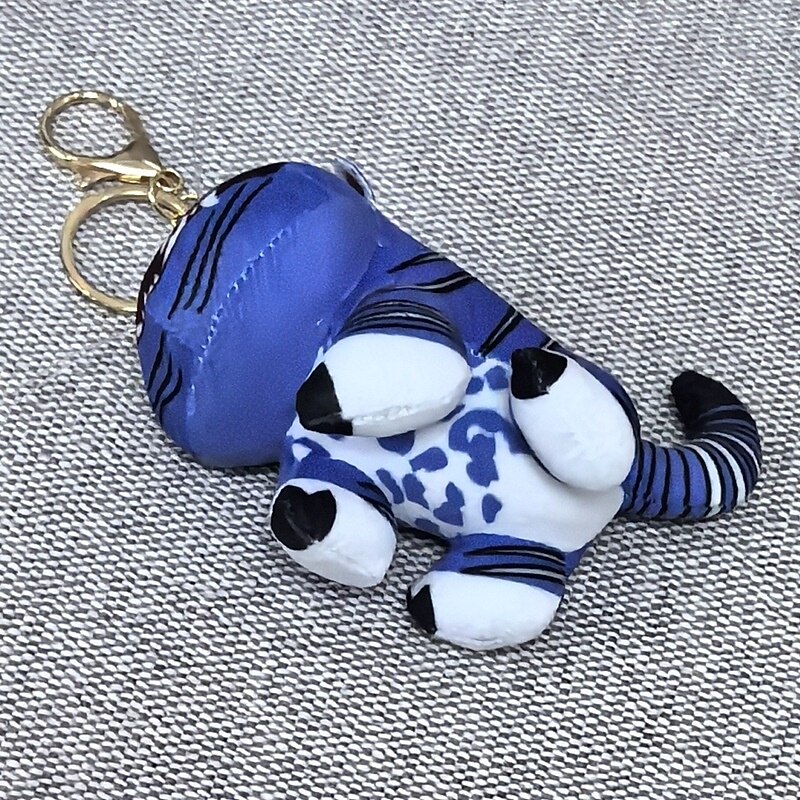 Korean Idol Inspired Plush Tiger Derpy Keychain Pendant2