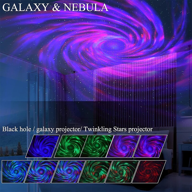 Galaxy Star Projector Night Lights Disco Lights for Birthday PartiesBirthday Gifts for Everyone Galaxy Star Projector Disco Ball Party Lights for Room Bedroom Living Room New Year Christmas Lig2