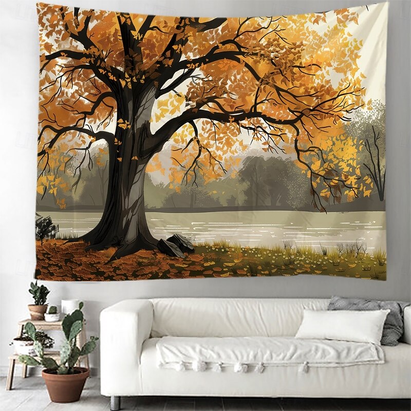 Tapestry Blanket Wall Hangings Forest Rustic Cottagecore Bedroom Living Room Dorm Home Decor2
