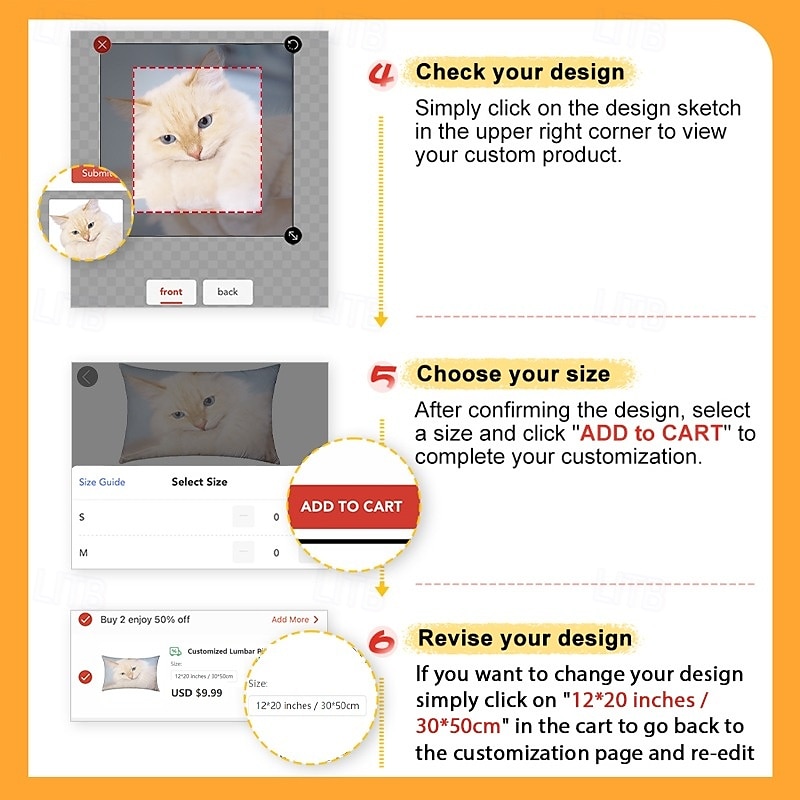 Custom Photo Magic Sequin Pillow for Men Personalized Reversible Throw Pillowcase with Your Picture Unique Gift for Him Birthday or Anniversary2