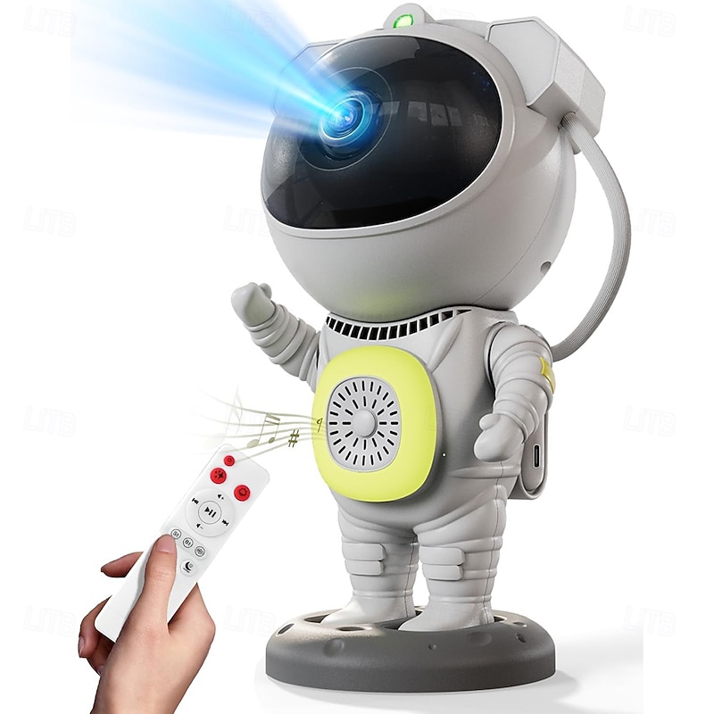 Galaxy Star Projector for Bedroom Night Lights for Kids Room White Noise Bluetooth Speaker Ceiling Projector Room Decor Gifts for Easter Girls Boys Adults Birthday