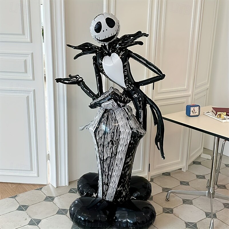 Disney - Jack Skellington Theme Party Balloons - Suitable for Birthday Party Decorations, Wedding Theme - Birthday Theme Party Decoration Set - Perfect for Christmas and Halloween Decorations3
