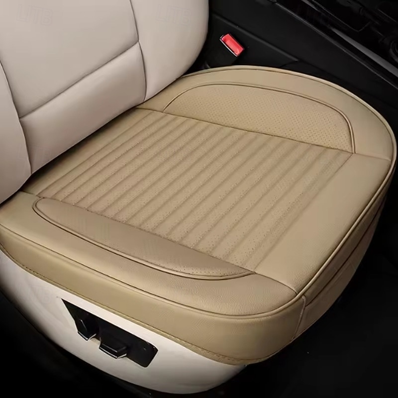 New Luxury Car Leather Cushion 3d Three-dimensional Full Surround Single Seat Cover Wearable Breathable Car Interior All Seasons4