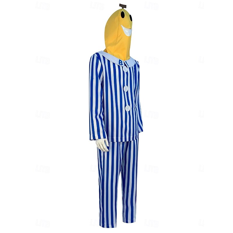 Bananas in Pyjamas Halloween Cosplay Costume Funny Costume Adults' Men's Women's Halloween Carnival Performance Party Easy Halloween Costumes Dress Up4