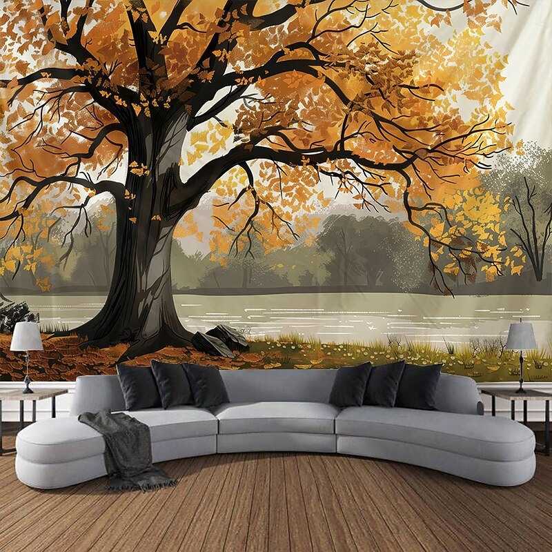 Tapestry Blanket Wall Hangings Forest Rustic Cottagecore Bedroom Living Room Dorm Home Decor