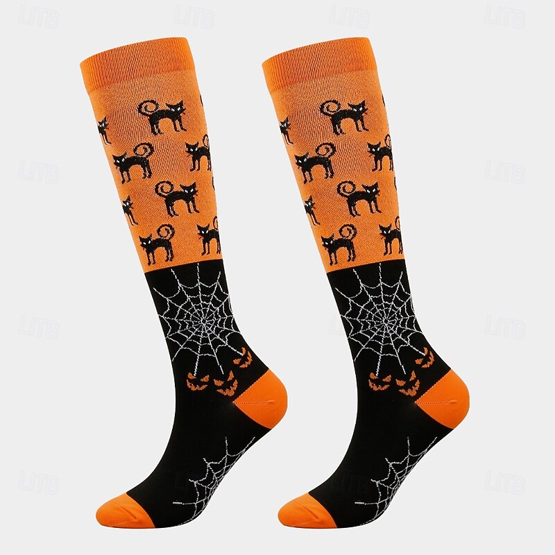Halloween Novelty Ankle Socks, Funny Unisex Sports Leg Socks, Holiday-Themed Compression Socks for Men and Women3