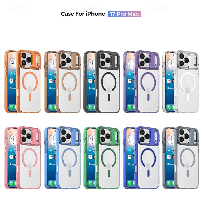 Phone Case For Samsung Galaxy 17 Air 16 15 14 Pro Max Plus 16e 13 Pro Max Back Cover Support Wireless Charging Shockproof Color Gradient TPU PC - Main Image