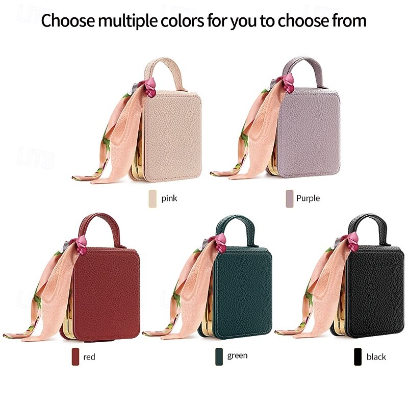 Phone Case For Samsung Galaxy Z Flip 6 Z Flip 5 Z Flip 4 Back Cover with Wrist Strap Shockproof Retro TPU PU Leather