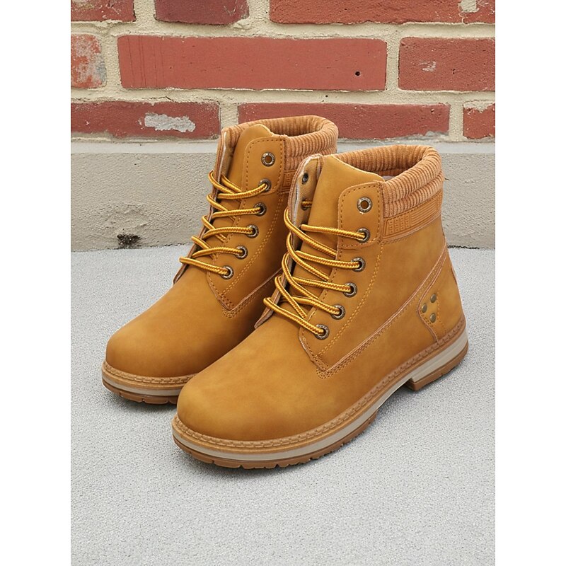 Women's Classic Lace-Up Ankle Boots – Durable Workwear Combat Style Boots for Autumn, Winter & Outdoor Casual Outfits2