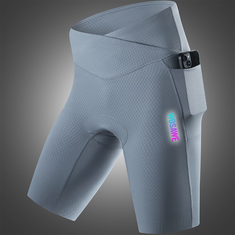 WOSAWE spring and summer cycling shorts solid colour comfortable breathable quick drying outdoor sports slim fit shorts BT1892