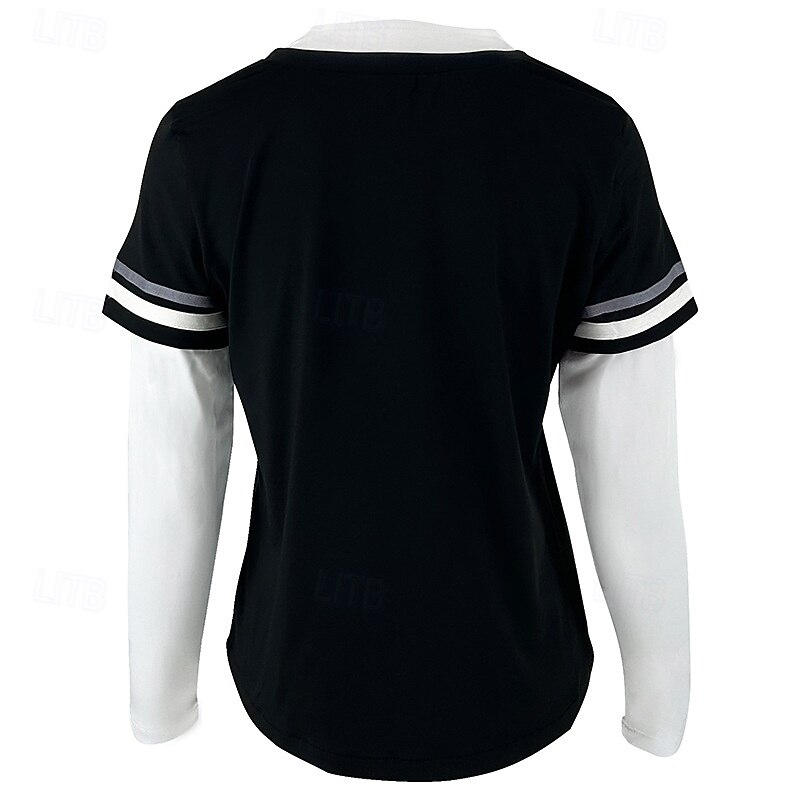 Gothic Horror Dark Academia Costume T-shirt Casual Movie Cosplay for Women's Girls' Adults Kid's Halloween Carnival Performance Party3