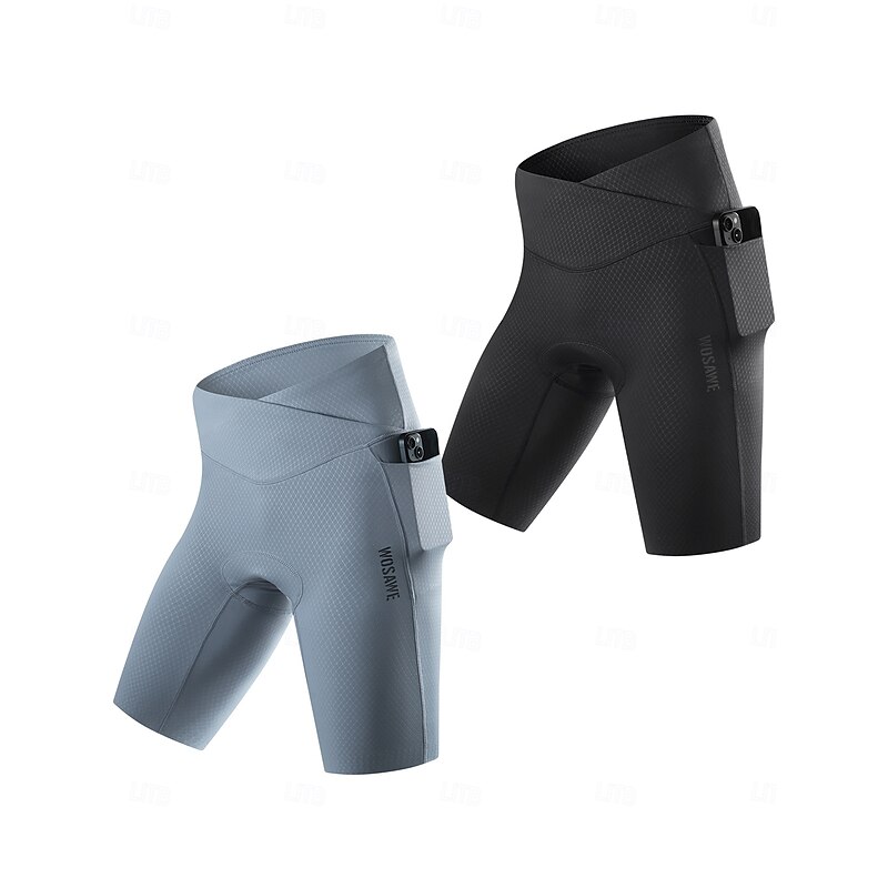 WOSAWE spring and summer cycling shorts solid colour comfortable breathable quick drying outdoor sports slim fit shorts BT189