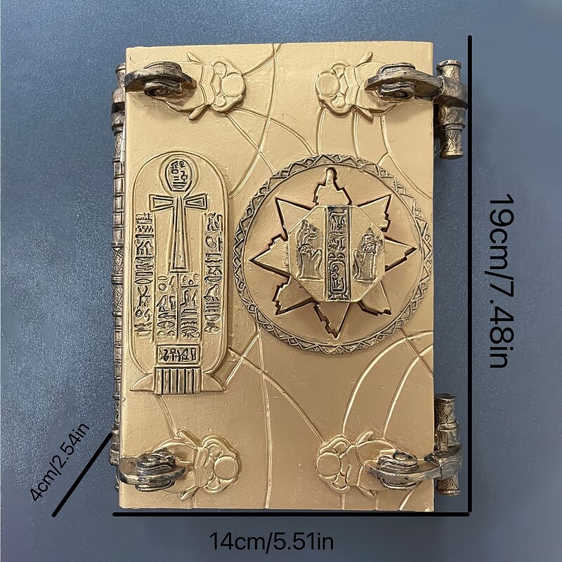 Exquisite Mummy Book of the Dead - Resin Craft Magic Book Ornament3