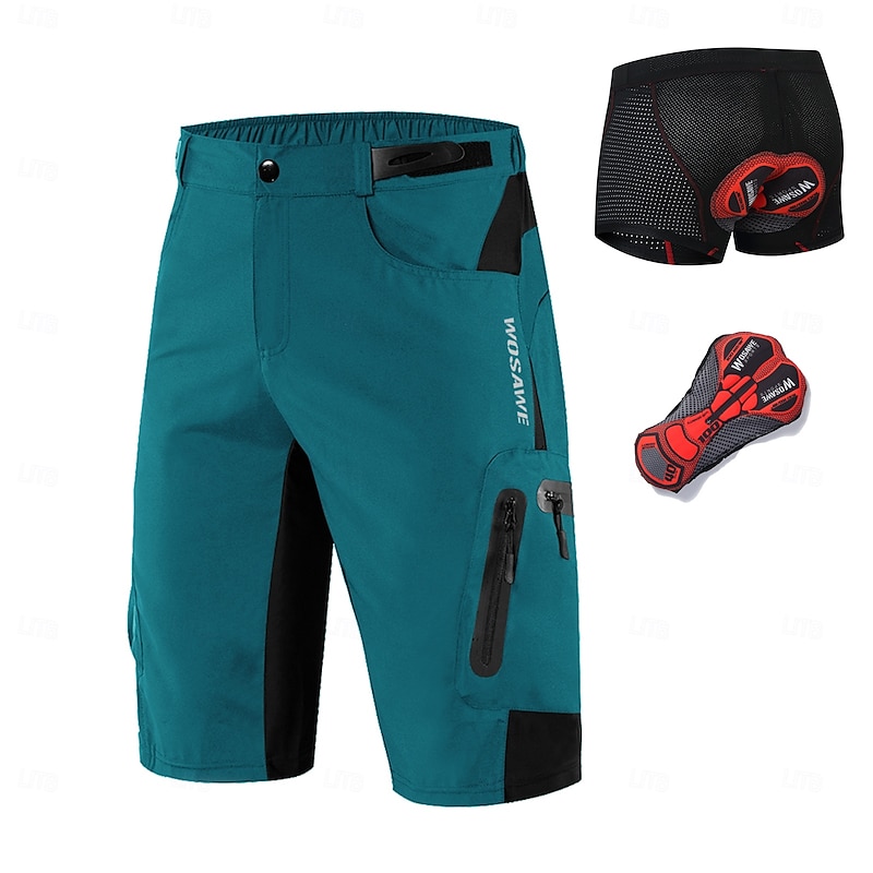 Men's Cycling Underwear Shorts Cycling MTB Shorts Bike Shorts Bike Padded Shorts / Chamois Bottoms Form Fit Mountain Bike MTB Road Bike Cycling Sports Waterproof 3D Pad Quick Dry Reflective Strips2