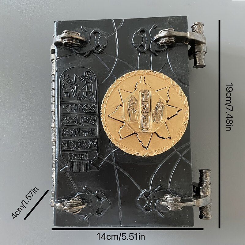 Exquisite Mummy Book of the Dead - Resin Craft Magic Book Ornament4