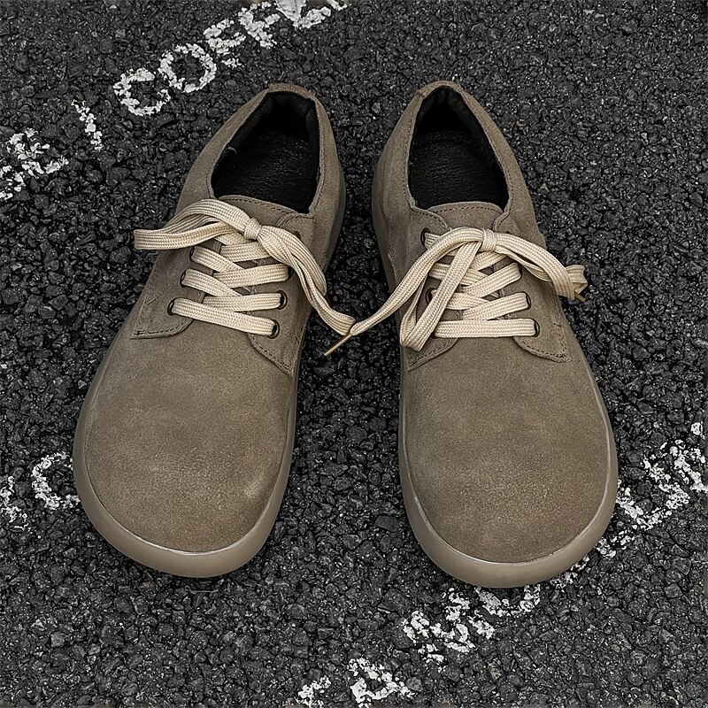 Men's Casual Canvas Lace-Up Sneakers Lightweight Comfort Shoes for Daily Wear and Travel2