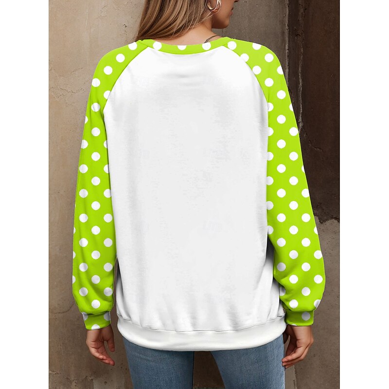 Women's Pullover Graphic Animal Casual Long Sleeve Crew Neck Regular Tops Casual Pink Red Green Spring Fall Winter2
