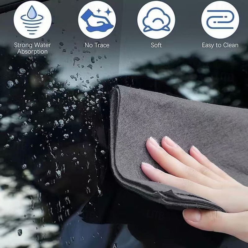 Thickened Magic Cleaning Cloth, Super Absorbent Microfiber Towel for Glass Cleaning, Streak-Free Mirror Cloth, No Water Marks, Household Cleaning Rag3