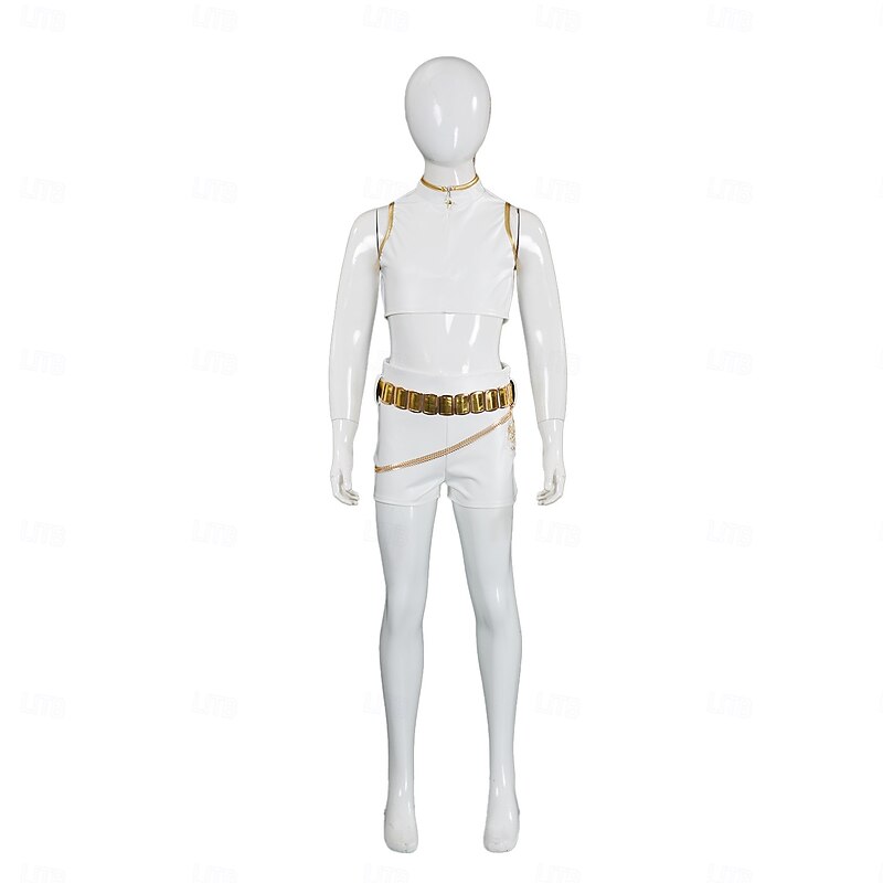 Korean Idol Inspired Idol Pop Star Costume Fancy Dress Virtual Idol Movie Cosplay for Girls' Kid's Halloween Carnival Performance Comic Con Anime Expo3