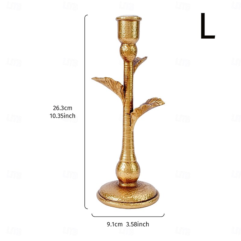 Vintage Resin Palm Tree Candle Holder – Decorative Home Accent for Tabletop, Ideal for Home, Hotel & Wedding Decor4