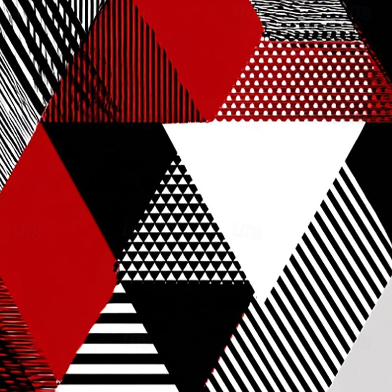 Men's Geometric Color Block Shirt Satin Shirt Dress Shirt Long Sleeve Fashion Casual Vacation Dailywear Summer Spring Fall Turndown 3D Print Button Up Shirts Red Blue Purple Green2