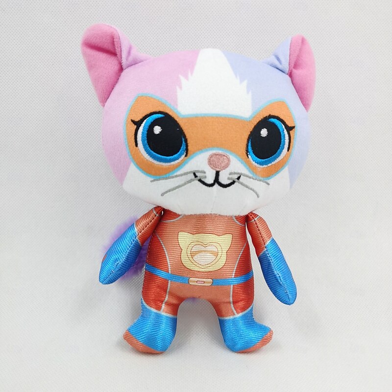 7 Inch Superkitties Plush Stuffed Figure Pillow for Room Decor for Movie Fans4
