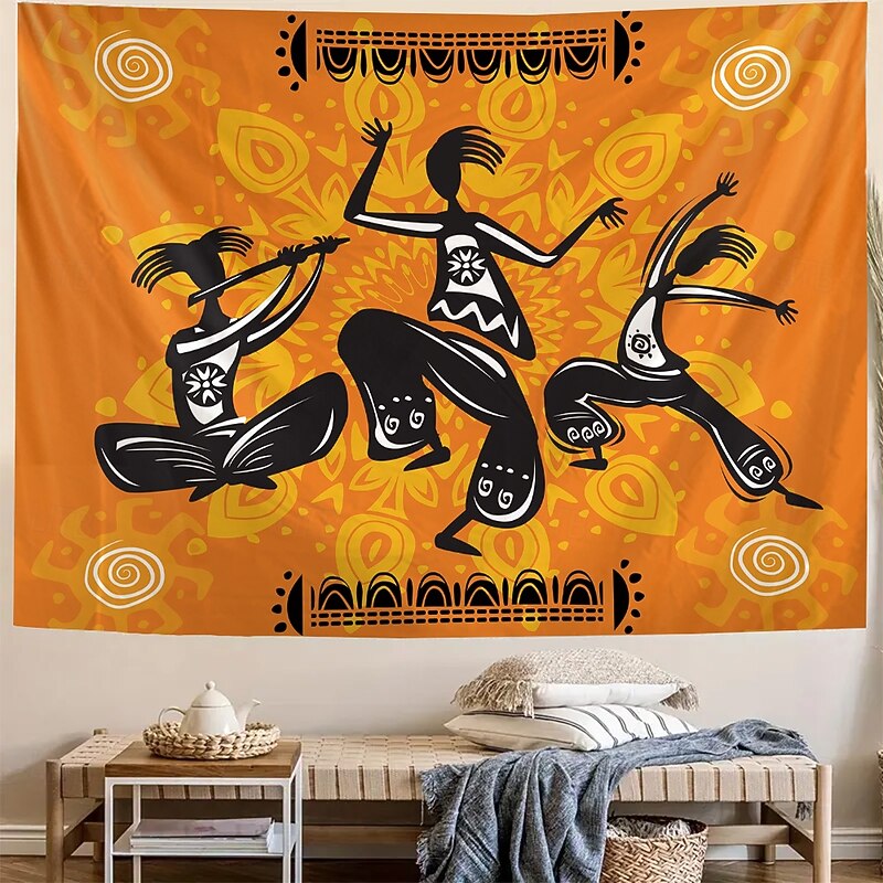 Tapestry Wall Hangings KoKopelli Ethnic Rustic Cottagecore South American Bedroom Living Room Dorm Home Decor2