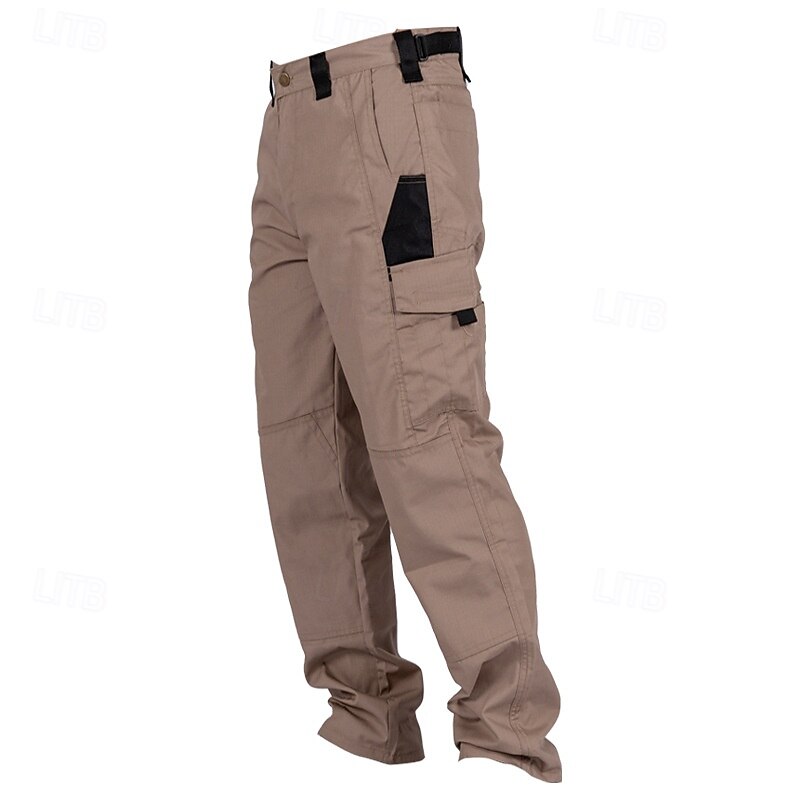Men's Combat Pants Hiking Pants Trousers Military Tactical Pants Outdoor Regular Fit Waterproof Bottoms Pocket Black Green Camping / Hiking Running S M L XL XXL3