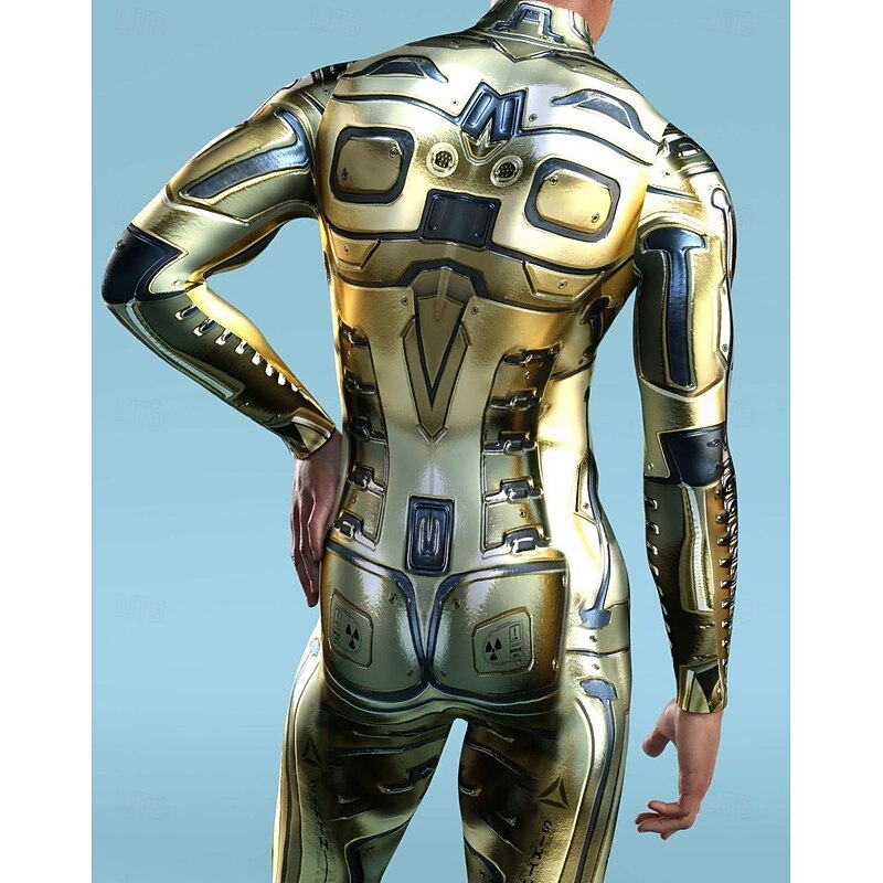 Patterned Zentai Suits Cosplay Costume Bodysuit Printing Carnival Costume Full Body Suit Men's Women's Boys' Sexy Costume Halloween Costume for Performance Party Masquerade Kid's Adults'2