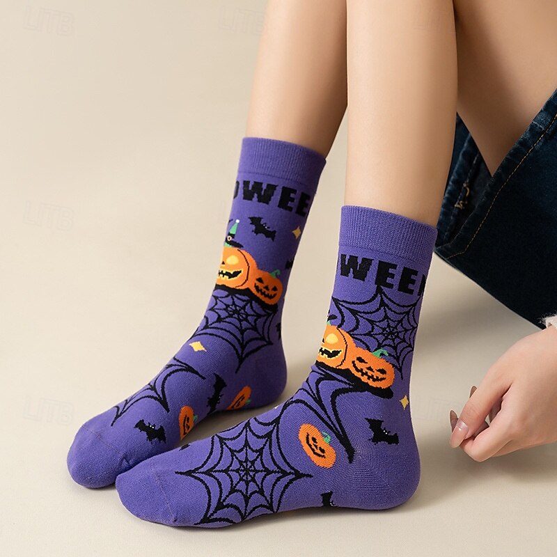 Creative Cotton Socks with Owl Design, Funny Mid-Calf Socks for Men and Women, Autumn Winter New Fashion, Trendy INS Style European and American Casual Socks2
