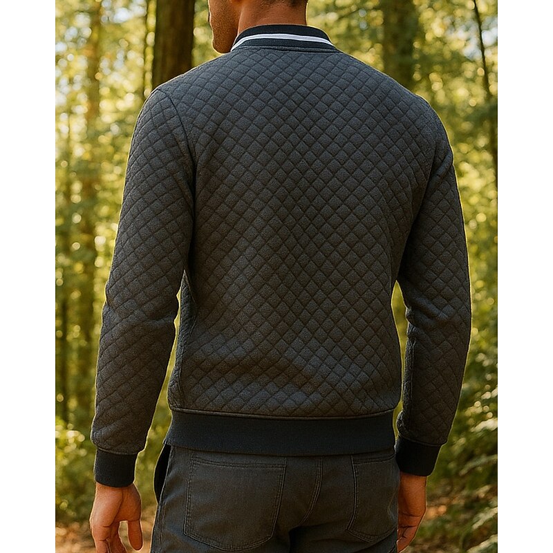 Men's Casual Jackets Hiking Jacket Outdoor Thermal Hiking Outfits Hiking Clothes Winter Autumn / Fall Top Camping / Hiking / Caving Running Dark Grey Black White2