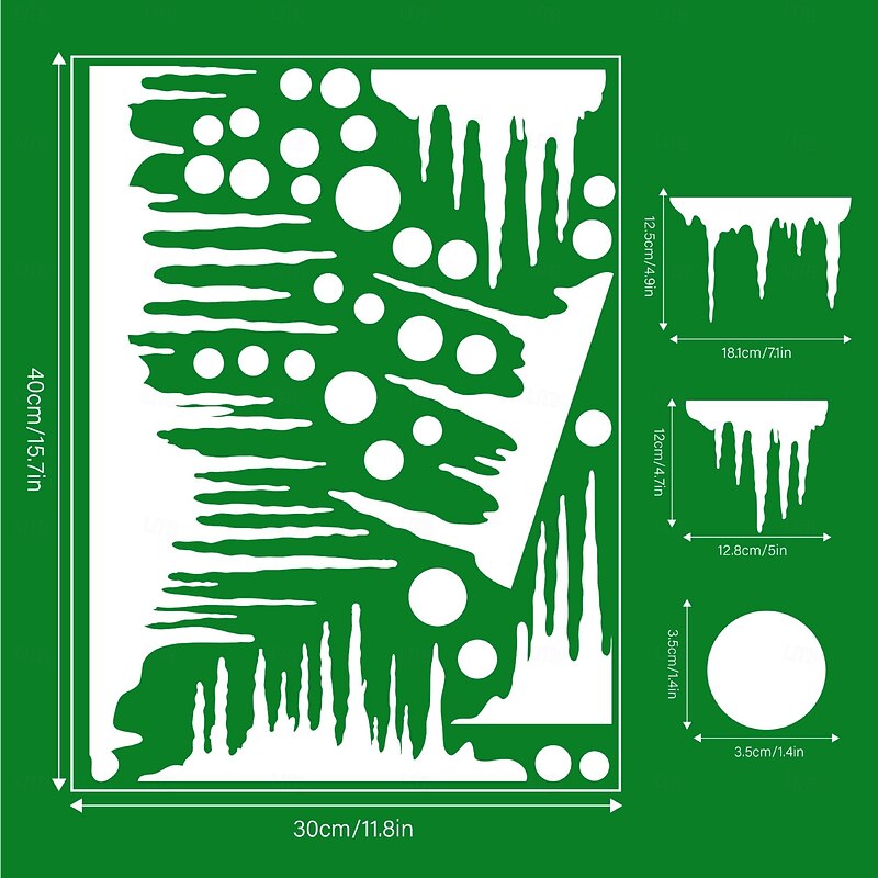 Christmas Window Cling Wall Sticker, Icicle Snowball Glass Stickers, Removable No-Glue Static Clings for Mall Decoration Holiday Party Home Decor4