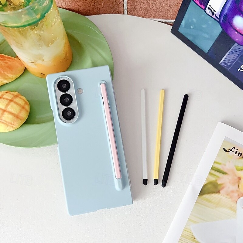 Phone Case For Samsung Galaxy Z Fold 7 Z Fold 6 Z Fold 5 Z Fold 4 Back Cover Shockproof Retro Silicone3