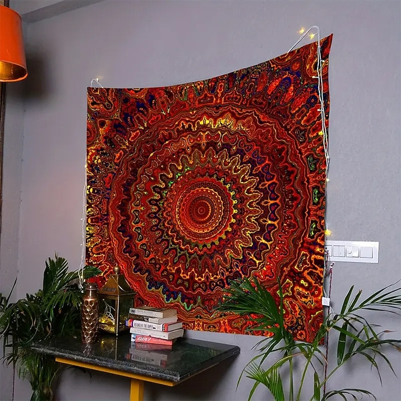 Tapestry Blanket Wall Hangings Mandala Vintage Ethnic Bedroom Living Room Dorm Home Decor4