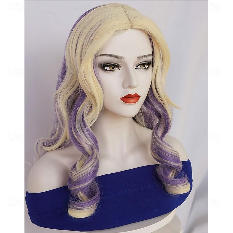 Zombies Addison Cosplay Wig Nova Addison Costume 3D Print Wristband Props for Halloween Party Accessories (Style 5 Medium)3