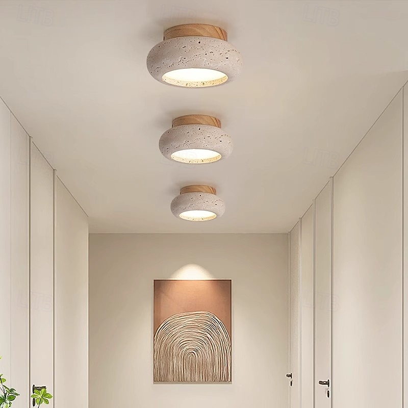 LED Ceilling Light Stone Flush Mount Ceiling Light 15cm Ceiling Lamp for Living Room Corridor Aisle3