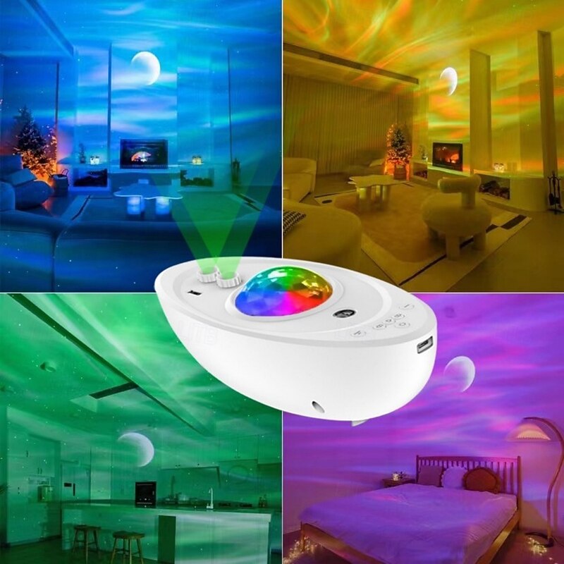 Northern Galaxy Light Aurora Projector with 8 Light Effects LED Star Projector for Bedroom Nebula Lamp Remote Control for Parties4