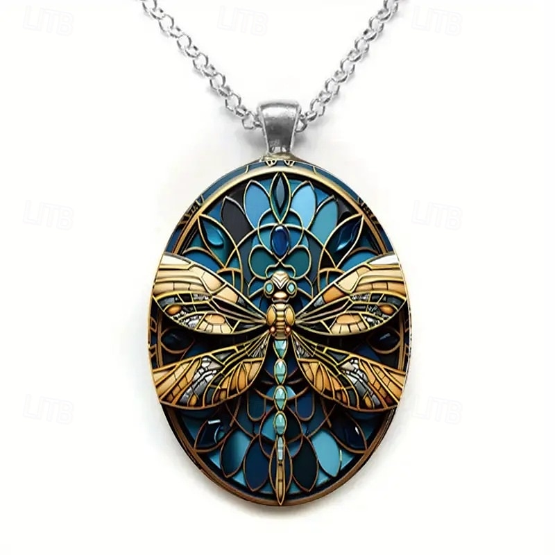 1PC Necklace For Women's Street Daily Alloy Classic Dragonfly3