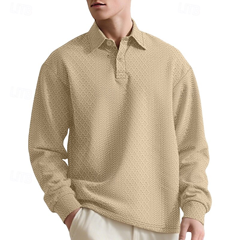 Men's Sweatshirt Pullover Hoodie Sweatshirt Pullover Button Up Hoodie Black Khaki Gray Light Blue Lapel Plain Textured Sports & Outdoor Casual Daily Streetwear Cool Sportswear Spring &  Fall Clothing3