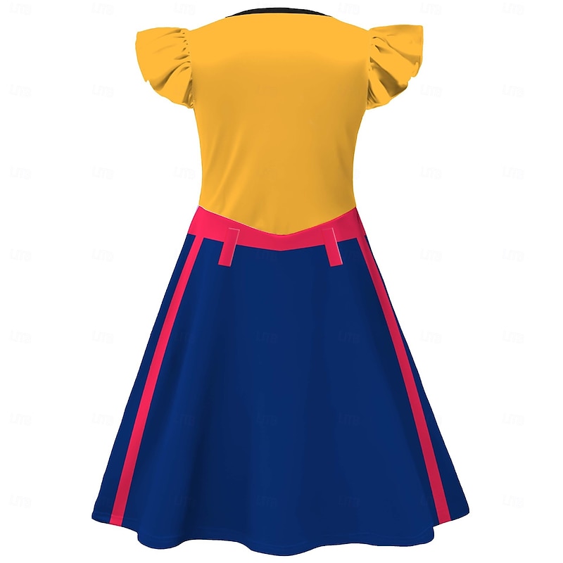 Korean Idol Inspired Idol Pop Star Costume Fancy Dress Virtual Idol Movie Cosplay for Girls' Kids Halloween Carnival Performance Comic Con Anime Expo2