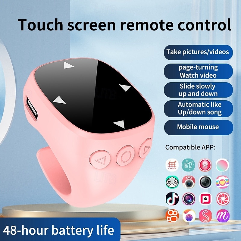 Fingertip Bluetooth Remote Control Video Scrolling Ring and Camera Shutter Remote2