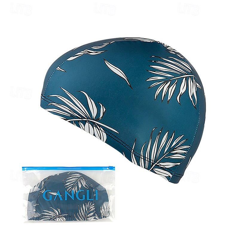Fabric Swim Cap for Adults Polyester / Polyamide Extra Room Fit Comfortable Chlorine Resistant & Hypoallergenic Swimming Surfing4
